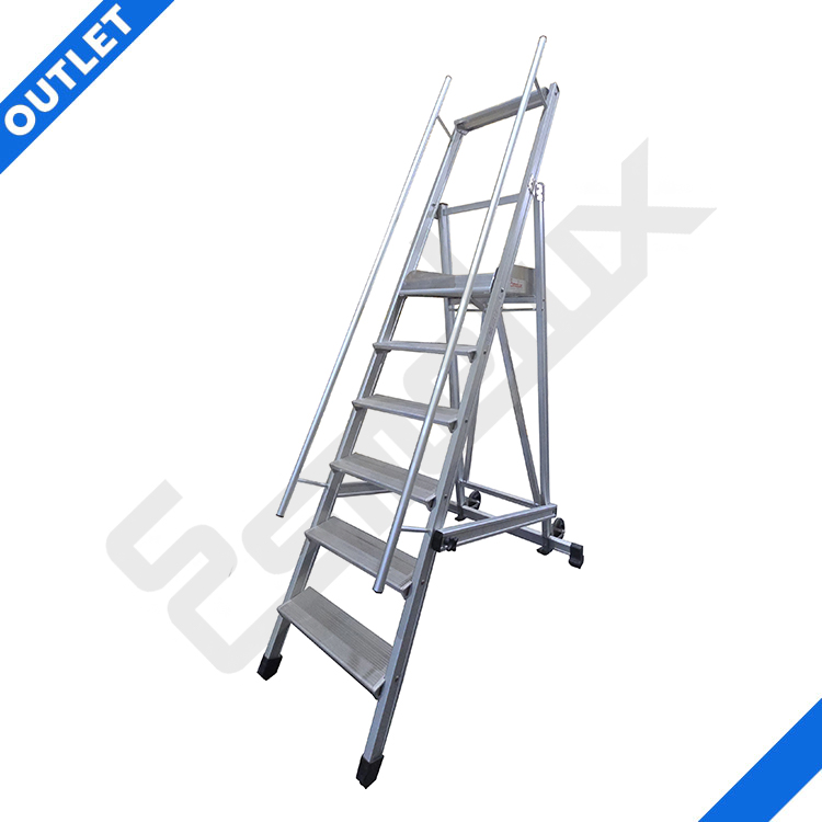 Escalera SP plegable con plataforma y bandeja superior